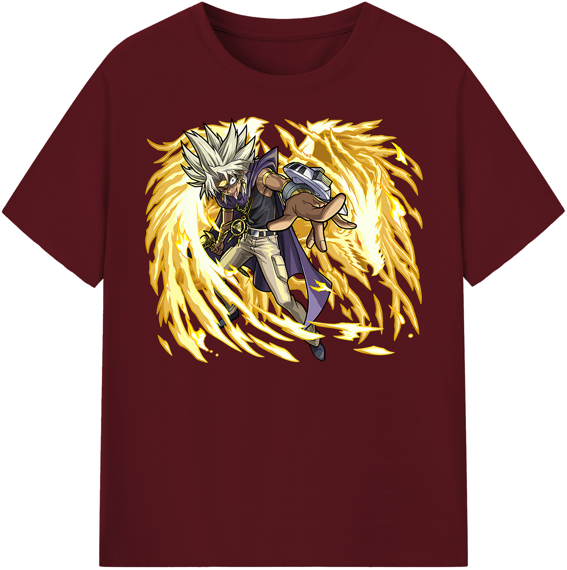 （画像用） 遊☆戯☆王 Yu-Gi-Oh! 綿100％半袖Tシャツ（フロントプリント）